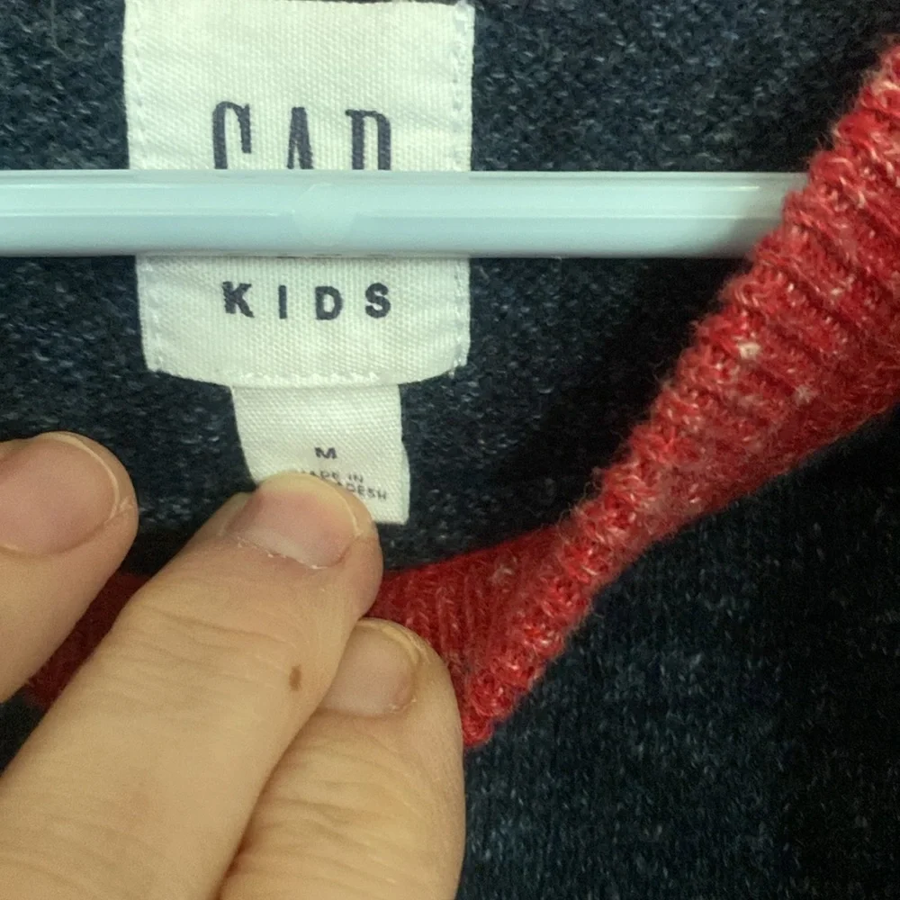 Gap sweaters. Navy, red, gray. Burgundy. Size M
